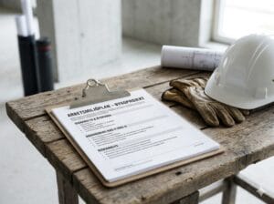 Arbetsmiljöplan för byggprojekt med säkerhetsåtgärder