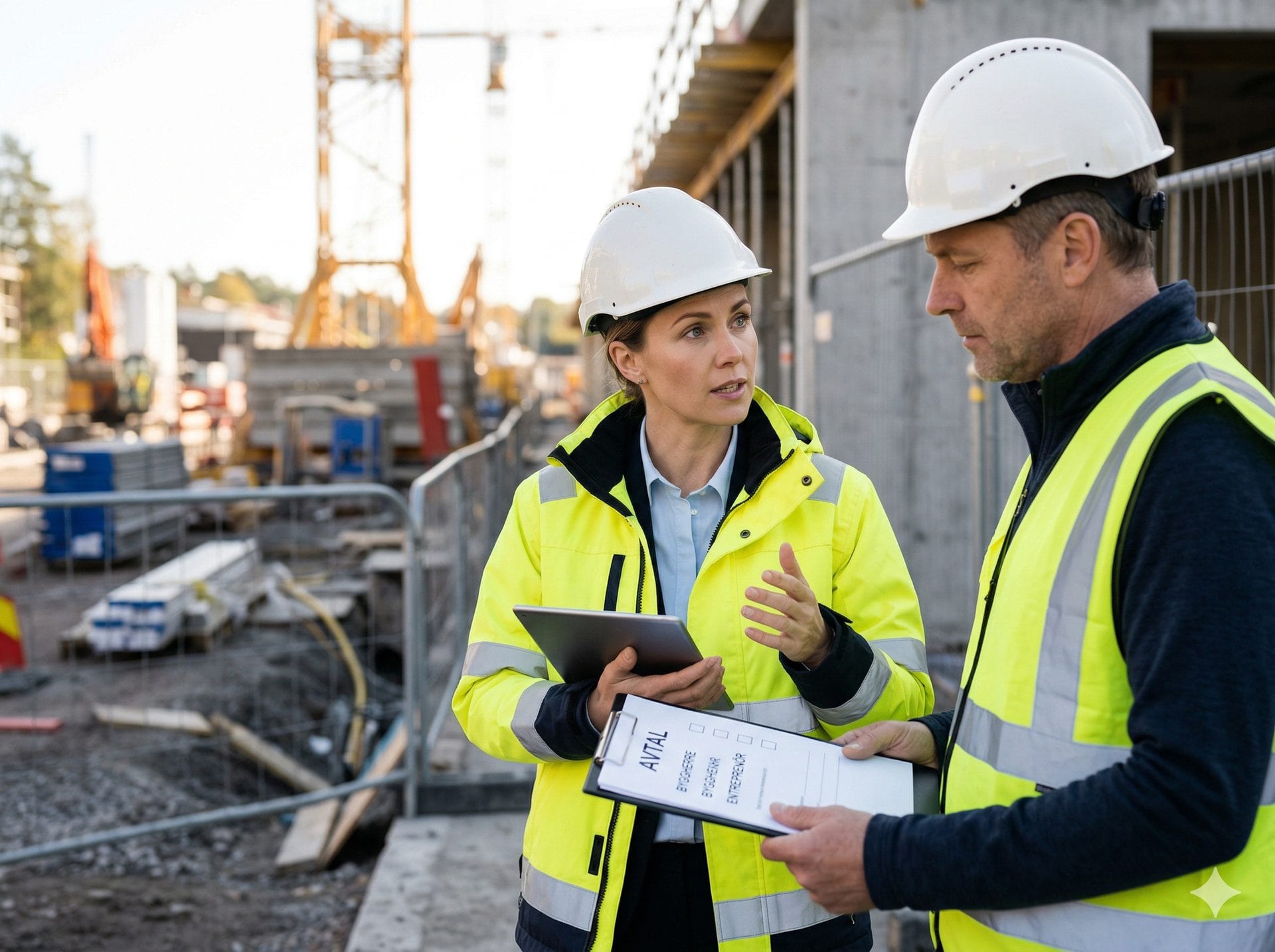 Delegering av BAS-U-rollen i ett byggprojekt — blankett och mall