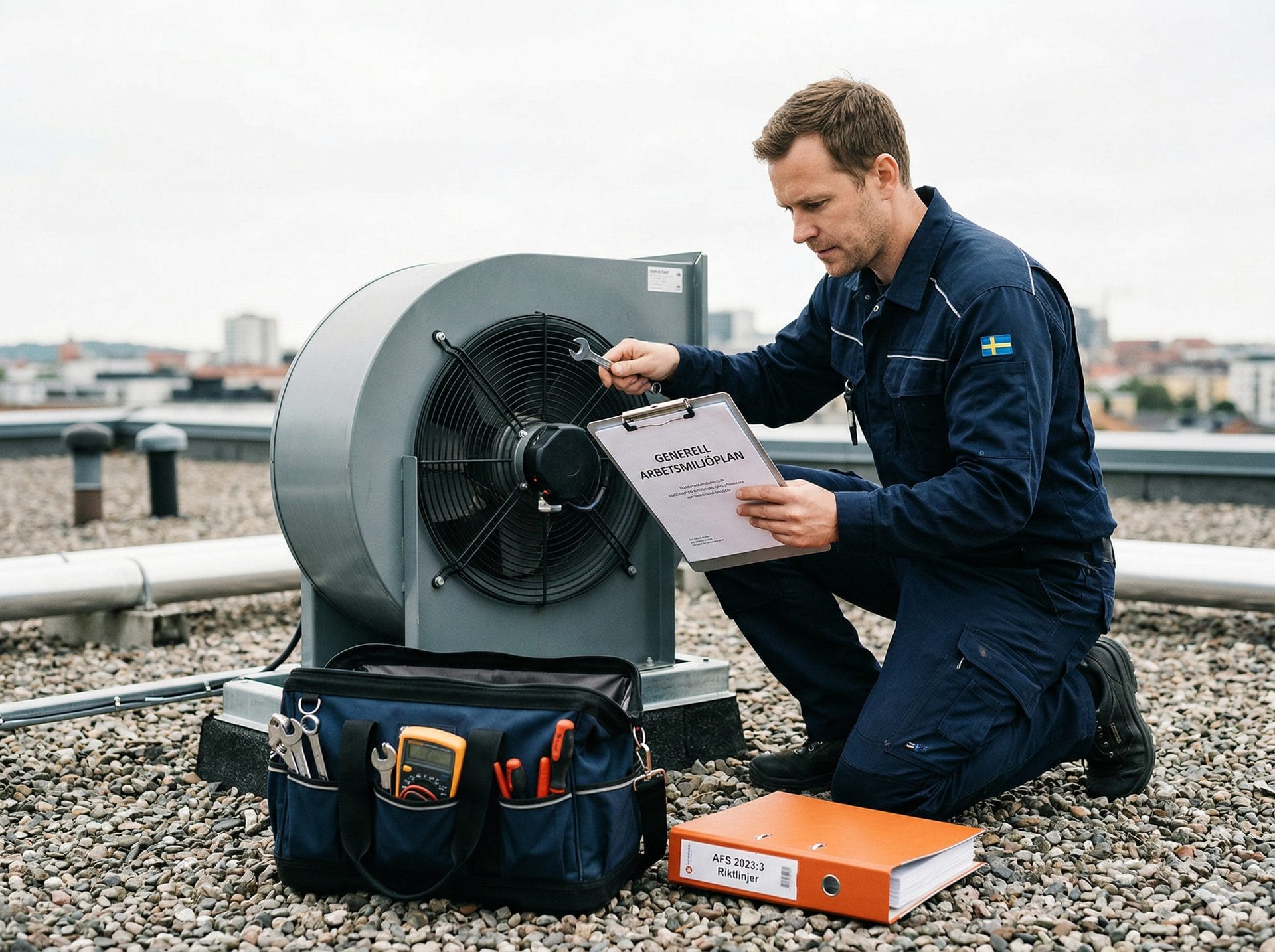 Generell arbetsmiljöplan för återkommande servicearbeten