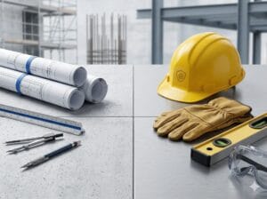 Illustration av BAS-P och BAS-U rollerna i ett byggprojekt